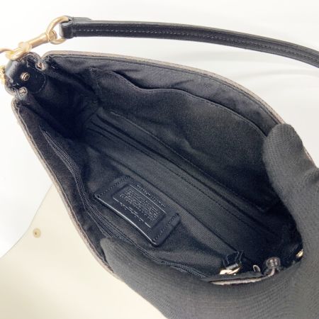  COACH コーチ シグネチャー リバーシブル ショルダーバッグ F59534 ブラウン x ブラック x ホワイト