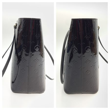 LOUIS VUITTON ルイヴィトン モノグラム ヴェルニ ロング ビーチMM トートバッグ M90475 パープル