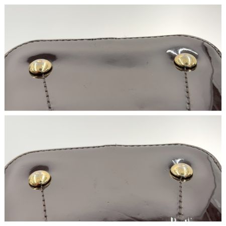  LOUIS VUITTON ルイヴィトン モノグラム ヴェルニ ロング ビーチMM トートバッグ M90475 パープル