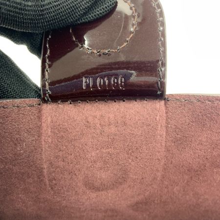  LOUIS VUITTON ルイヴィトン モノグラム ヴェルニ ロング ビーチMM トートバッグ M90475 パープル