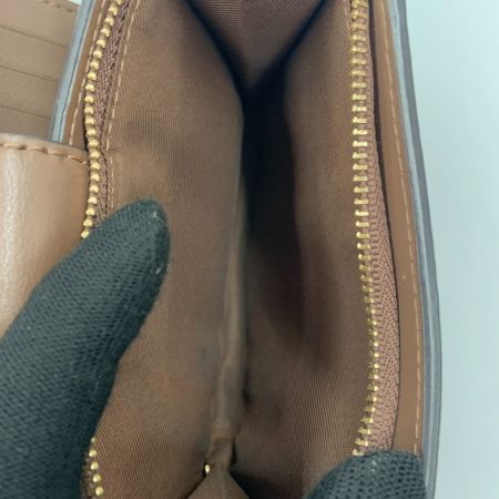  COACH コーチ シグネチャー 二つ折り財布 F2146 ベージュ