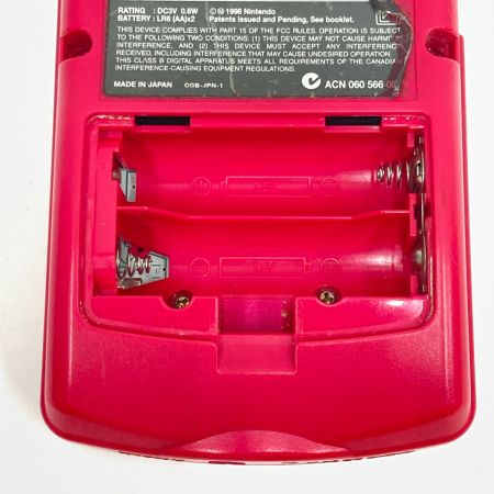  Nintendo ニンテンドウ GAMEBOY COLOR ゲームボーイ カラー 現状渡し