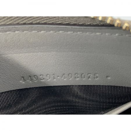  GUCCI グッチ  マイクログッチシマ ラウンドファスナー 長財布  449391 グレー