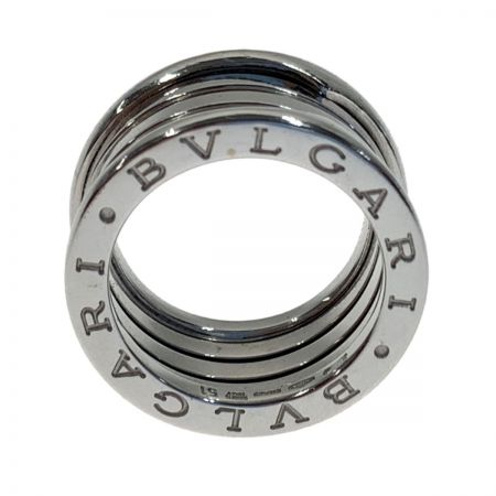  BVLGARI ブルガリ B-zero1 ビー ゼロワン K18WG 10号 リング シルバー