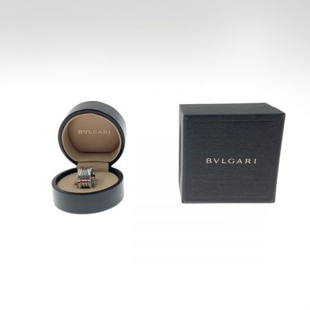  BVLGARI ブルガリ B-zero1 ビー ゼロワン K18WG 10号 リング シルバー