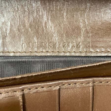  GUCCI グッチ ジャッキー GGキャンバス 長財布 2184 2134 ブラウン x ベージュ