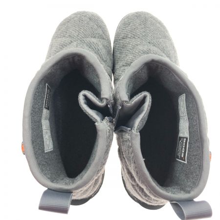  BOGS レディース キルティングウォータープルーフウールショートスノーブーツ 23cm 79087S グレー