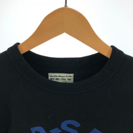  WEST RIDE ウエストライド メンズ  カットソー サイズ38 ブラック×ホワイト