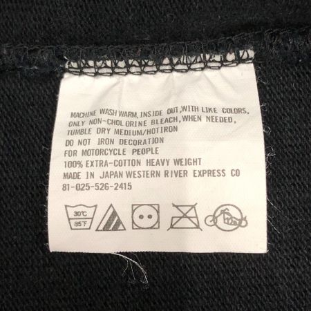  WEST RIDE ウエストライド メンズ  カットソー サイズ38 ブラック×ホワイト