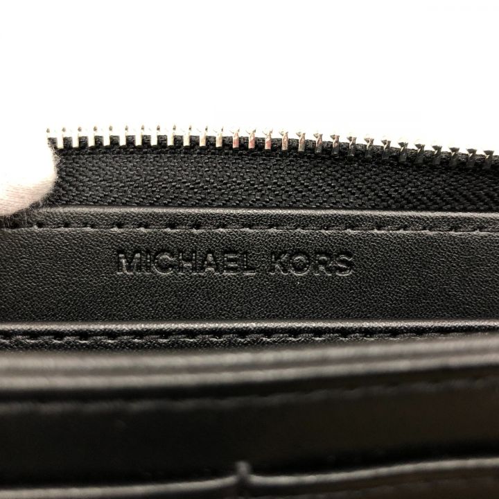 MICHAEL KORS マイケルコース 長財布 トラベル コンチネンタルウォレット シグネチャー 35H3STVE7V  ブラック｜中古｜なんでもリサイクルビッグバン