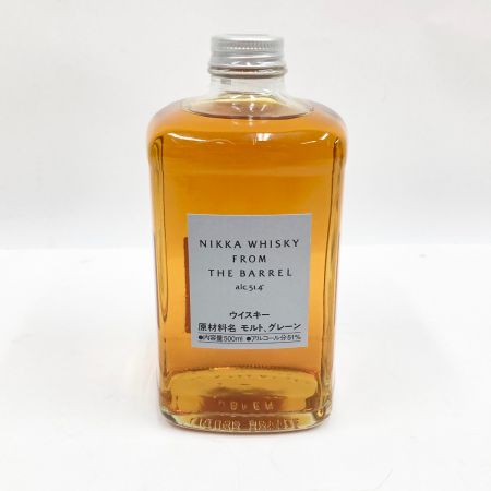 【北海道内限定発送】 NIKKA WHISKY ニッカウイスキー FROM THE BARREL フロム・ザ・バレル ウイスキー 500ml 51％  未開栓