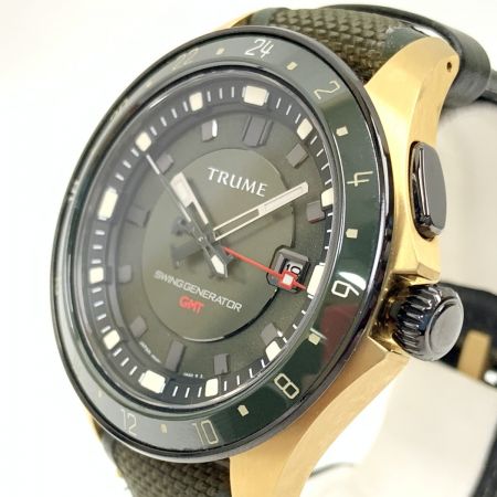  EPSON エプソン L Collection Break Line Limited Model 自動巻発電機構式クォーツ 腕時計 TR-ME2001 グリーン x ゴールド