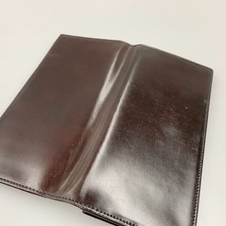  Paul Smith ポールスミス コードバン 長財布 ブラウン×ネイビー