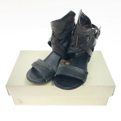 〇〇 A.S.98 レディース サンダル サイズ35 933007 ブラック Cランク