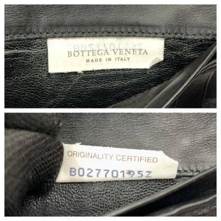  BOTTEGA VENETA ボッテガヴェネタ イントレチャート  二つ折り長財布 120697-V4651 ブラック