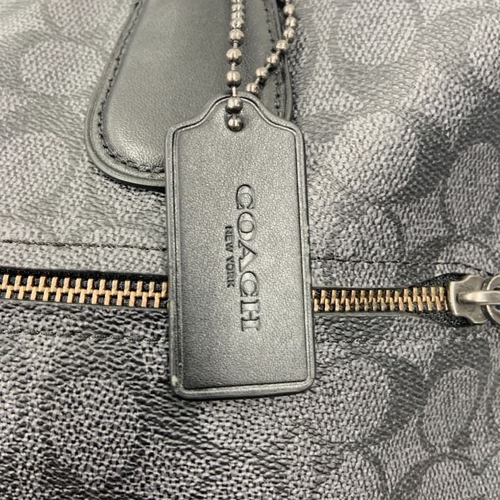 COACH コーチ シグネチャー 2way ショルダーバッグ ビジネスバッグ ブリーフケース 54933 ブラック｜中古｜なんでもリサイクルビッグバン