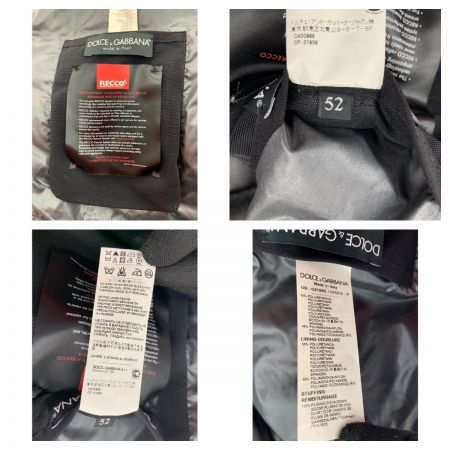  DOLCE & GABBANA ドルチェアンドガッバーナ ダウン ジャケット サイズ 52 G9T69G G7GO3 ブラック