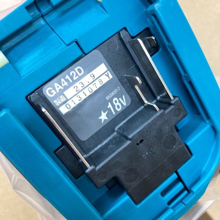  MAKITA マキタ 充電式ディスクグラインダ ※バッテリー・充電器別売り GA412DZ グリーン 未使用品