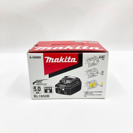  MAKITA マキタ 18v 5.0Ah バッテリー リチウムイオンバッテリー BL1850B ブラック 未使用品