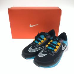 〇〇 NIKE ナイキ エア ズーム ライバル フライ 3 スニーカー ランニングシューズ 24cm DV1032-010 ブラック x ブルー Sランク