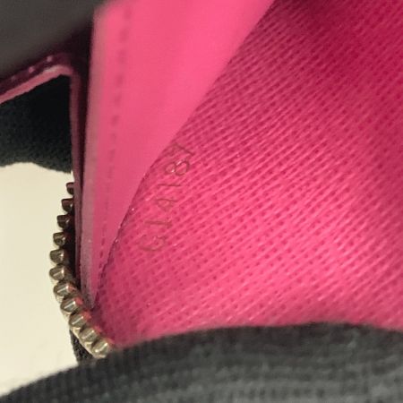  LOUIS VUITTON ルイヴィトン モノグラム ポルトフォイユ クレマンス ラウンドファスナー 長財布 M64201 ブラウン