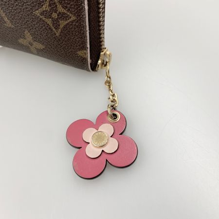  LOUIS VUITTON ルイヴィトン モノグラム ポルトフォイユ クレマンス ラウンドファスナー 長財布 M64201 ブラウン