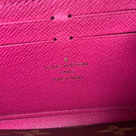  LOUIS VUITTON ルイヴィトン モノグラム ポルトフォイユ クレマンス ラウンドファスナー 長財布 M64201 ブラウン