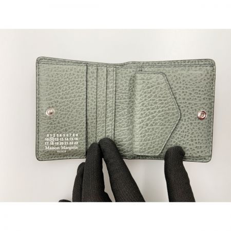  Maison Margiela マルタンマルジェラ 二つ折り財布 ミニ財布 S56UI0140 P4455 グリーン
