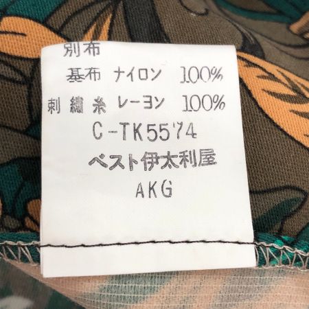  ITALIYA イタリヤ 伊太利屋 レディース ジャケット ナイロンジャケット サイズ13B2 オリーブ アニマル柄