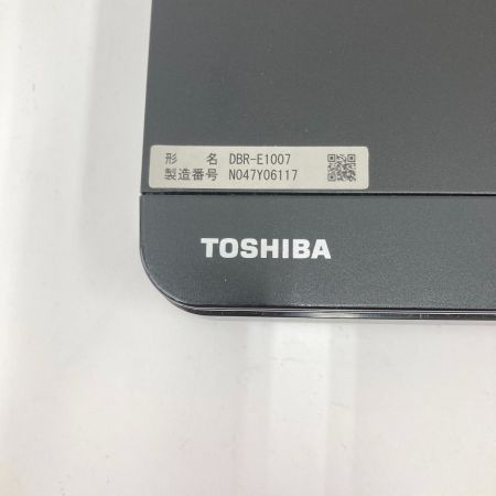  TOSHIBA 東芝 Blu-rayレコーダー REGZAブルーレイ DBR-E1007 2017年製 1TB