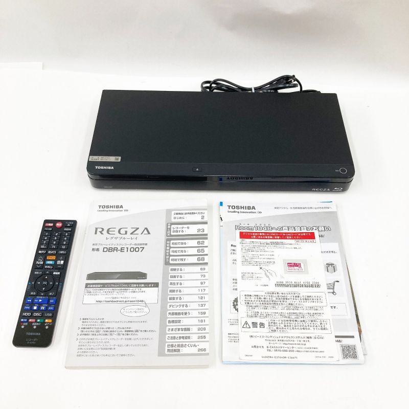 DBR-E1007(東芝)2018年製テレビ・オーディオ・カメラ