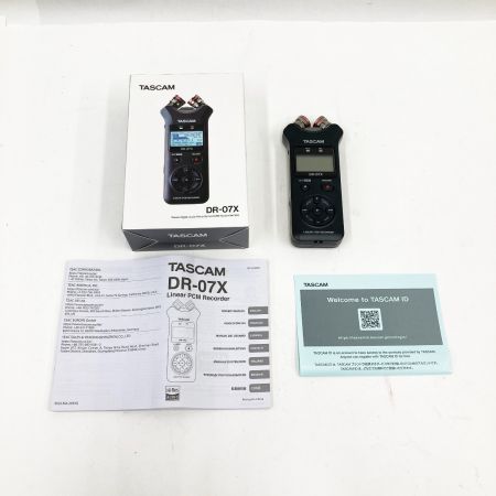  TASCAM ハンディーレコーダー オーディオレコーダー DR-07X