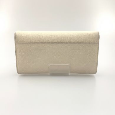 LOUIS VUITTON ルイヴィトン モノグラム アンプラント ポルトフォイユ サラ 二つ折り長財布 M63930 ブルー x  ホワイト｜中古｜なんでもリサイクルビッグバン