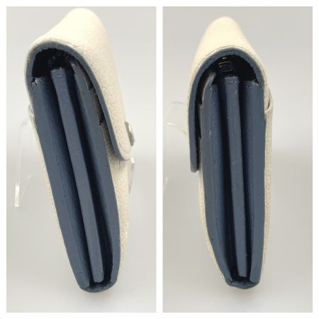  LOUIS VUITTON ルイヴィトン モノグラム アンプラント ポルトフォイユ サラ 二つ折り長財布 M63930 ブルー x ホワイト