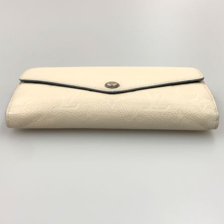  LOUIS VUITTON ルイヴィトン モノグラム アンプラント ポルトフォイユ サラ 二つ折り長財布 M63930 ブルー x ホワイト