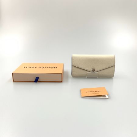  LOUIS VUITTON ルイヴィトン モノグラム アンプラント ポルトフォイユ サラ 二つ折り長財布 M63930 ブルー x ホワイト