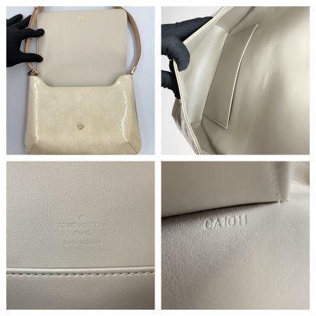  LOUIS VUITTON ルイヴィトン モノグラム ヴェルニ トンプソン ストリート ショルダーバッグ M91008 ベージュ