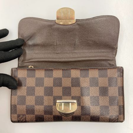  LOUIS VUITTON ルイヴィトン ダミエ ポルトフォイユ システィナ 二つ折り長財布 N61747 ブラウン