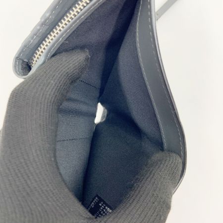  Paul Smith ポールスミス ブライトストライププラー L字ファスナー 2つ折り財布 ブラック