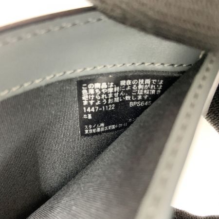  Paul Smith ポールスミス ブライトストライププラー L字ファスナー 2つ折り財布 ブラック