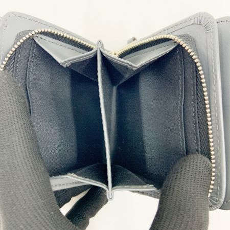  Paul Smith ポールスミス ブライトストライププラー L字ファスナー 2つ折り財布 ブラック