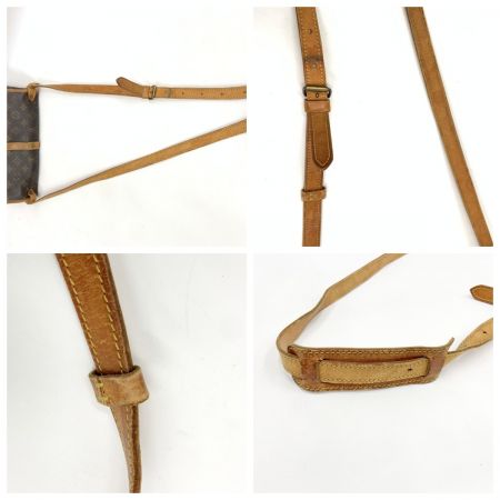  LOUIS VUITTON ルイヴィトン モノグラム ソミュール ショルダーバッグ M40710 ブラウン