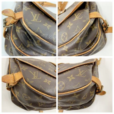  LOUIS VUITTON ルイヴィトン モノグラム ソミュール ショルダーバッグ M40710 ブラウン
