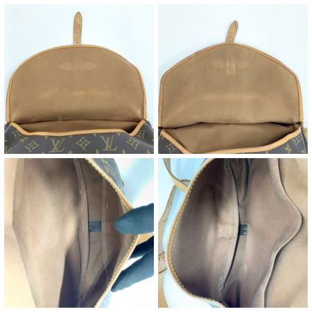  LOUIS VUITTON ルイヴィトン モノグラム ソミュール ショルダーバッグ M40710 ブラウン