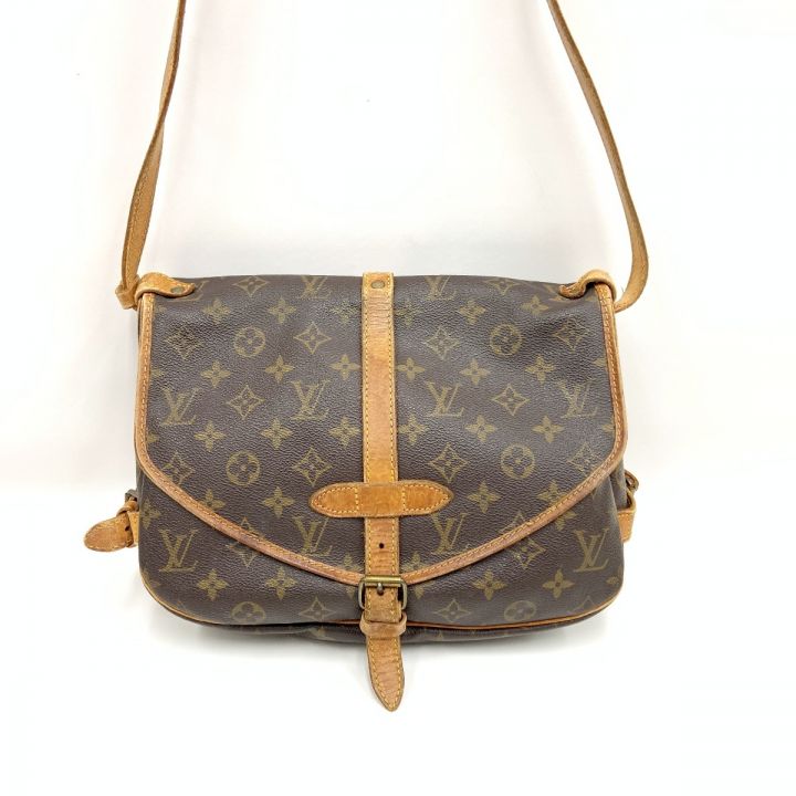 LOUIS VUITTON ルイヴィトン モノグラム ソミュール ショルダーバッグ M40710 ブラウン｜中古｜なんでもリサイクルビッグバン