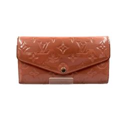 〇〇 LOUIS VUITTON ルイヴィトン モノグラムヴェルニ ポルトフォイユ サラ 長財布 ヴィユーローズ  M90429 ヴィユーローズ  Bランク