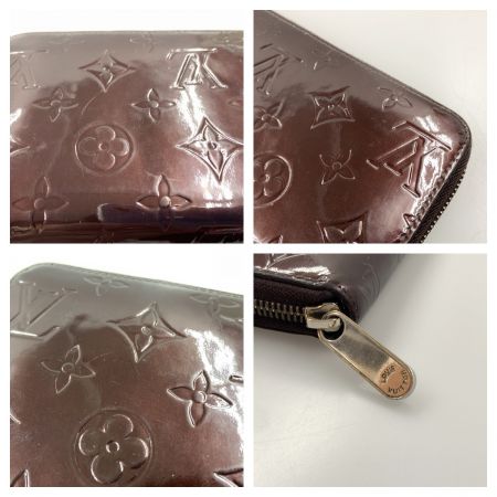  LOUIS VUITTON ルイヴィトン モノグラム ヴェルニ ジッピー ウォレット ラウンドファスナー長財布 M93522 ワインレッド