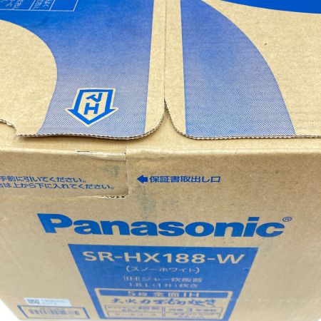  Panasonic パナソニック 大火力おどり炊き 炊飯器 SR-HX188-W 未開封品 