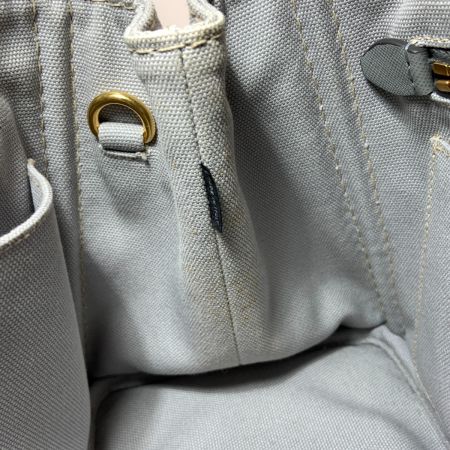  PRADA プラダ ミニカナパ ファブリック 2WAYハンドバッグ 2WAYバッグ 1BG439 グレー