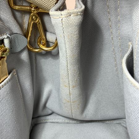  PRADA プラダ ミニカナパ ファブリック 2WAYハンドバッグ 2WAYバッグ 1BG439 グレー